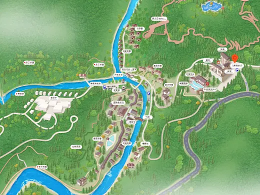 久治结合景区手绘地图智慧导览和720全景技术，可以让景区更加“动”起来，为游客提供更加身临其境的导览体验。